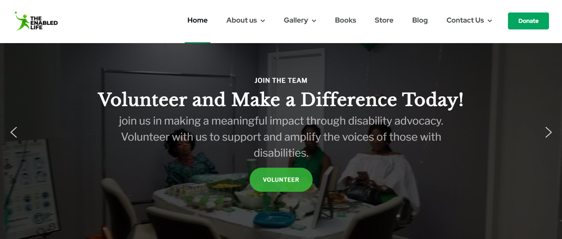 The Enabled Life website